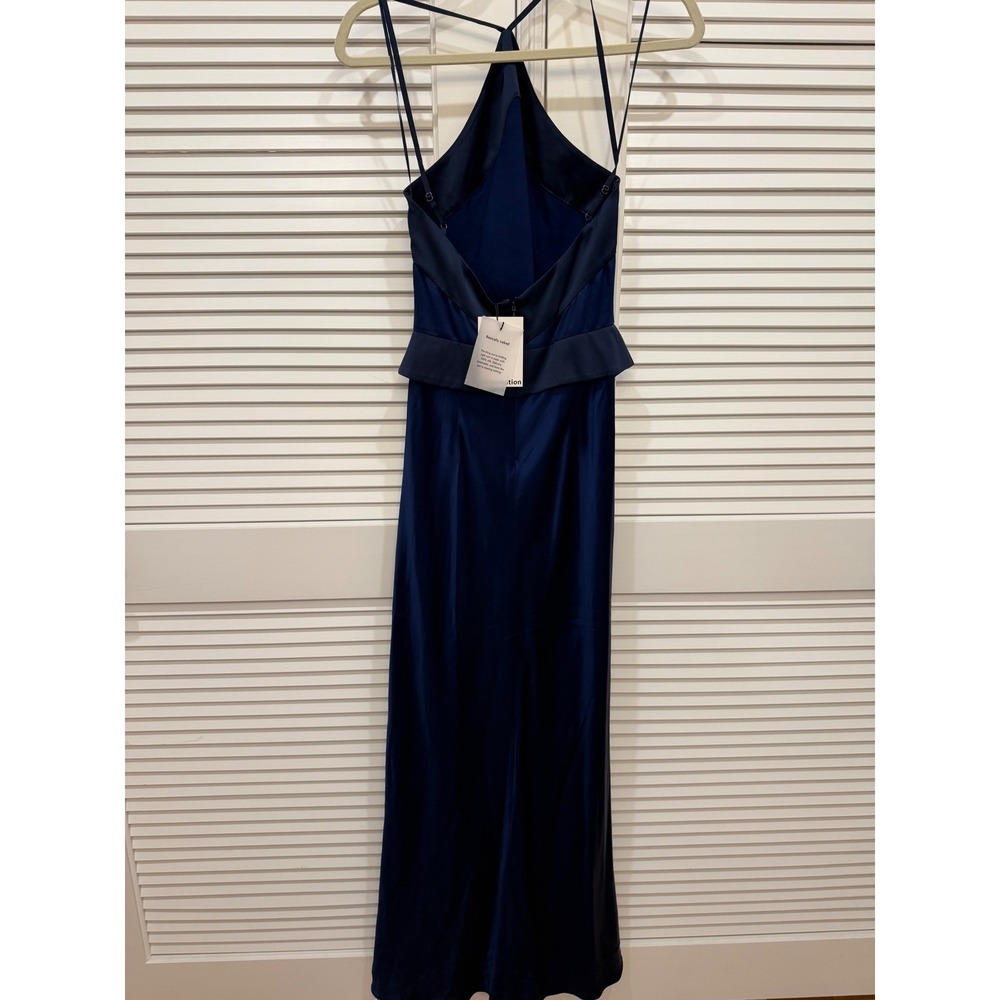 New NWT Reformation Jillian Silk Pear Sz 4 - Picture 7 of 8
